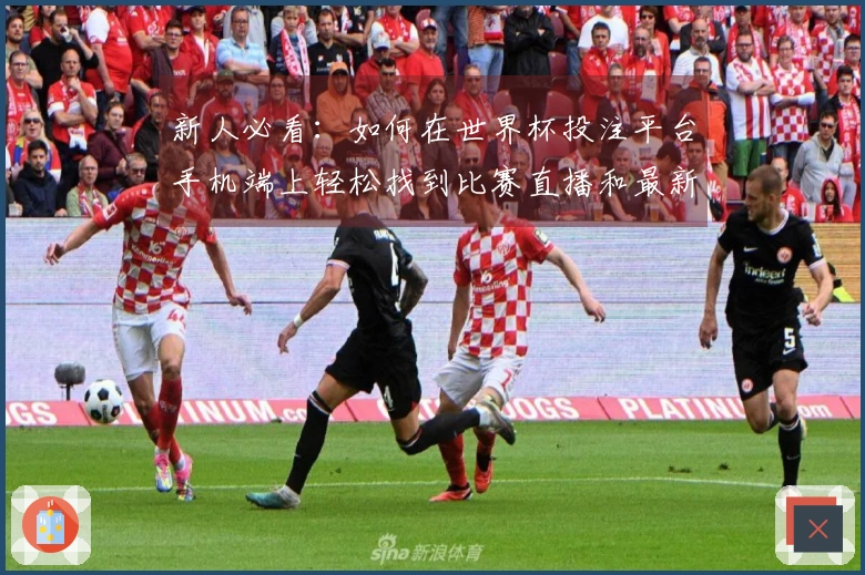 新人必看：如何在世界杯投注平台手机端上轻松找到比赛直播和最新动态